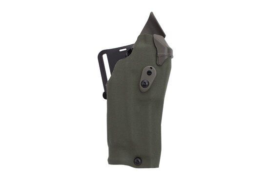 Safariland 6390RDS RH Mid-Ride Level I Holster Fits GLOCK 34/35 With X300U and has a ranger green finish